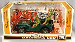 Britains Deetail # 9786 U. S. Machine Gun Jeep painted metal 1st version MIB