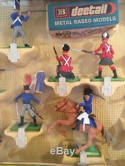 Britains Deetail British And French Waterloo Set 7960 In Very Good Condition