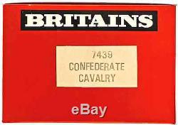 Britains Deetail C. S. A. Cavalry 18 Figures # 7439 mint in counter pack