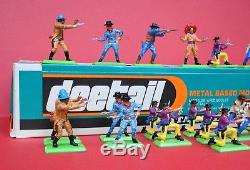 Britains Deetail Counter Trade Pack #7640 DISMOUNTED COWBOYS Old Stock #1