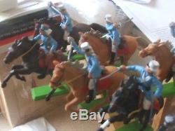 Britains Deetail Foreign Legion On Foot And Mounted And Buildings