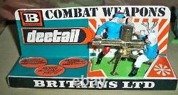 Britains Deetail French Foreign Legion Gatling Gun & Crew on Shop Display Card