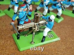 Britains Deetail, French Foreign Legion Infantry X 18. Plus Gattling Gun Crew