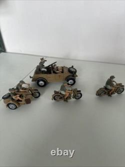 Britains Deetail German Afrika Korps Kubelwagon & motorcycles