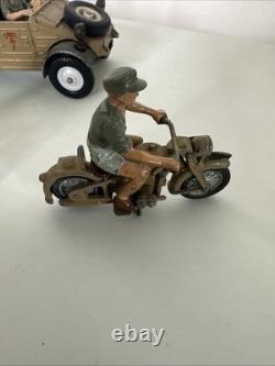 Britains Deetail German Afrika Korps Kubelwagon & motorcycles