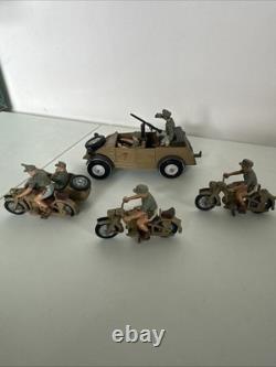 Britains Deetail German Afrika Korps Kubelwagon & motorcycles