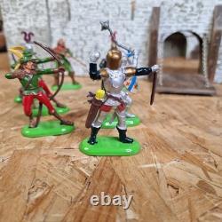 Britains Deetail Knights Cavalry Lot 1971 Medieval Soldiers Vintage