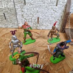 Britains Deetail Knights Cavalry Lot 1971 Medieval Soldiers Vintage