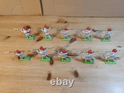 Britains Deetail Knights With Pole Arms x10 VGC