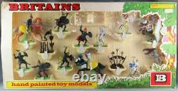 Britains Deetail Moyen-Age Chevaliers & Turcs Coffret 12 Figurines & 2 Acc