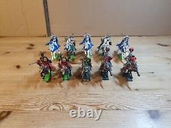 Britains Deetail Sword Castle Playset Knights Turks & Robin Hood Figures x60
