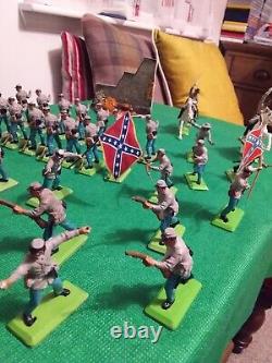 Britains Deetail Union And Confederate Soldiers