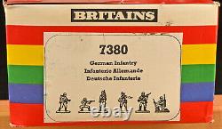 Britains Deetail WWII German Infantry #2 48 Figures # 7380 mint counter pack