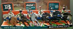 Britains Deetail Waterloo French Cavalry Set of 6 & still Mounted on the card