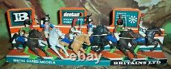 Britains Deetail Waterloo French Cavalry Set of 6 & still Mounted on the card