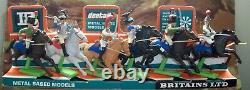 Britains Deetail Waterloo French Cavalry Set of 6 & still Mounted on the card
