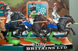 Britains Deetail Waterloo French Cavalry Set of 6 & still Mounted on the card