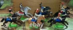 Britains Deetail Waterloo French Cavalry Set of 6 & still Mounted on the card