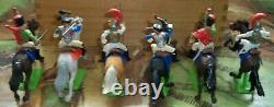 Britains Deetail Waterloo French Cavalry Set of 6 & still Mounted on the card