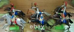 Britains Deetail Waterloo French Cavalry Set of 6 & still Mounted on the card