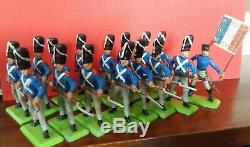 Britains Deetail Waterloo Infantry 35 French / 9 British From The 1970ies
