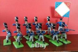 Britains Deetail Waterloo Infantry 35 French / 9 British From The 1970ies