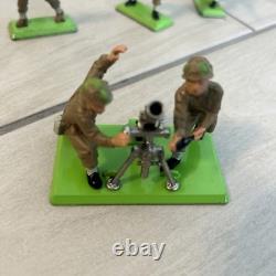 Britains Detail German WW2 Infantry 1971 19 Figures Plus 2 Mortar with 2 men
