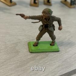 Britains Detail German WW2 Infantry 1971 19 Figures Plus 2 Mortar with 2 men