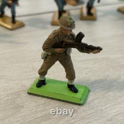 Britains Detail German WW2 Infantry 1971 19 Figures Plus 2 Mortar with 2 men