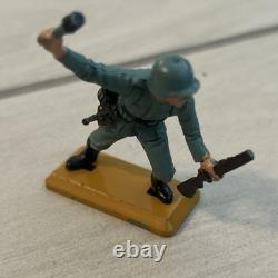 Britains Detail German WW2 Infantry 1971 19 Figures Plus 2 Mortar with 2 men