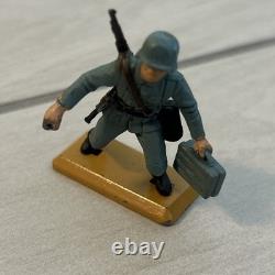Britains Detail German WW2 Infantry 1971 19 Figures Plus 2 Mortar with 2 men