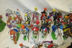 Britains Detail Knights Turks & Saracens 54 foot 15 mounted Huge Bundle, joblot