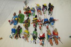 Britains Detail Knights Turks & Saracens 54 foot 15 mounted Huge Bundle, joblot