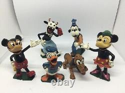 Britains Disney Characters, Mickey And Minnie Mouse, Clarabelle Cow Etc. (W140)