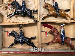 Britains EXTREMELY RARE Boxed Display Set 10 17th Lancers. Pre War c1896