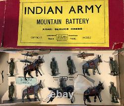 Britains EXTREMELY RARE Boxed Set 1908 Indian Mountain Battery. Pre War 1940