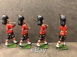 Britains EXTREMELY RARE Uncatalogued Black Watch Highlanders. Circa 1960