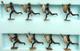 Britains Early Set From Antique Zulu Warriors Circa 1910-1920 Total 8 Zulus