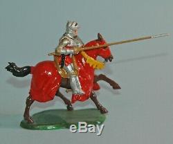 Britains England 1954 MOUNTED KNIGHT OF AGINCOURT LANCE #1661 Selwyn-Smith BOXED