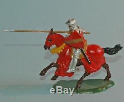 Britains England 1954 MOUNTED KNIGHT OF AGINCOURT LANCE #1661 Selwyn-Smith BOXED