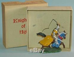 Britains England 1954 MOUNTED KNIGHT OF AGINCOURT SWORD #1660 Selwyn-Smith BOXED