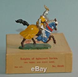 Britains England 1954 MOUNTED KNIGHT OF AGINCOURT SWORD #1660 Selwyn-Smith BOXED