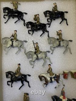 Britains England Toy Soldier Set Mounted Band of The Life Guards Lot of 10