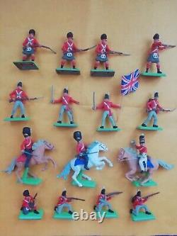 Britains English Napoleonic Soldiers 15 Items 1.32 Scale Preloved Good