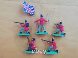 Britains English Napoleonic Soldiers 15 Items 1.32 Scale Preloved Good