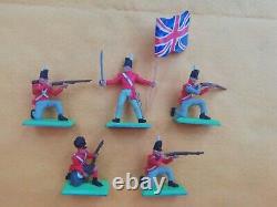 Britains English Napoleonic Soldiers 15 Items 1.32 Scale Preloved Good