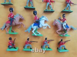 Britains English Napoleonic Soldiers 15 Items 1.32 Scale Preloved Good