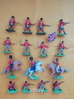 Britains English Napoleonic Soldiers 15 Items 1.32 Scale Preloved Good