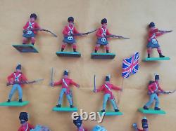 Britains English Napoleonic Soldiers 15 Items 1.32 Scale Preloved Good