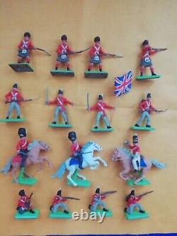 Britains English Napoleonic Soldiers 15 Items 1.32 Scale Preloved Good